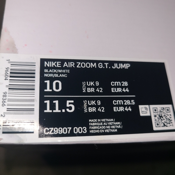 nike air max zoom gt jump new in box never worn basketball - Picture 8 of 9